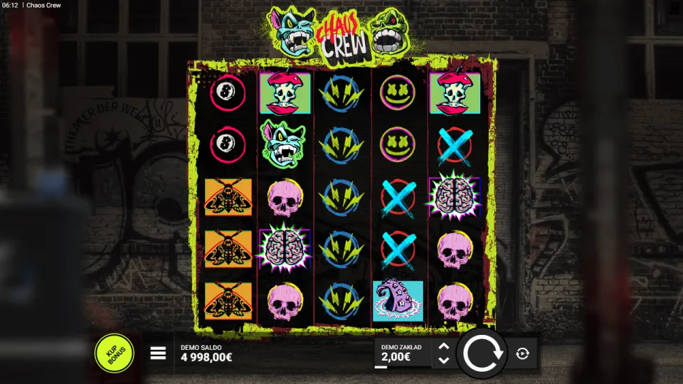 Chaos Crew, écran du jeu Chaos Crew, écran du jeu