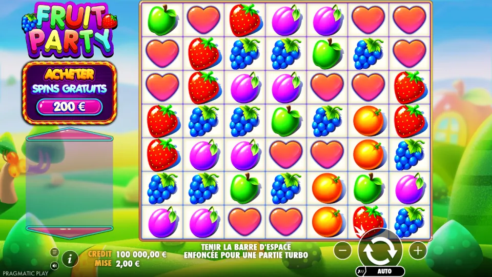 Fruit Party, écran du jeu Fruit Party, écran du jeu