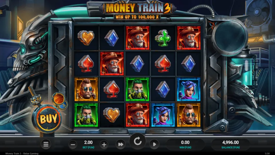 Money Train 3, écran du jeu Money Train 3, écran du jeu