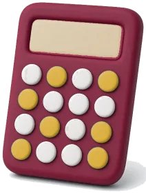 Calculatrice, symbole du calcul du wager d’un bonus
