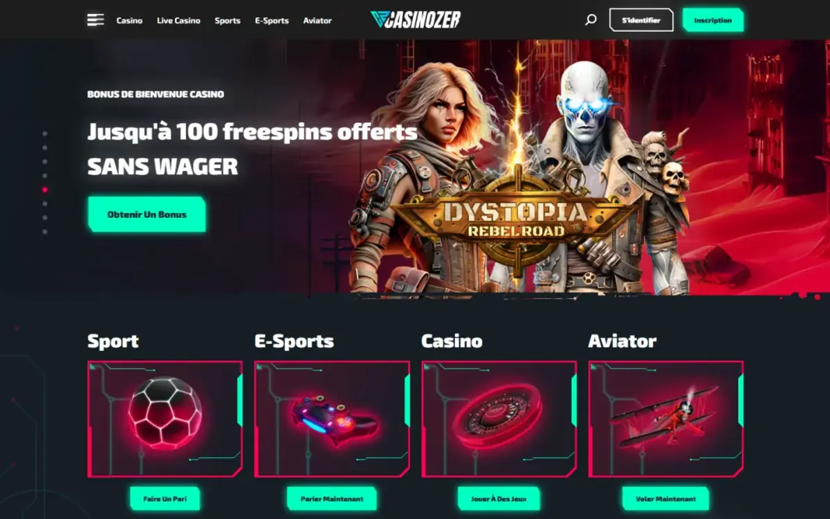 Casinozer Casino Casinozer Casino: page d’accueil du casino