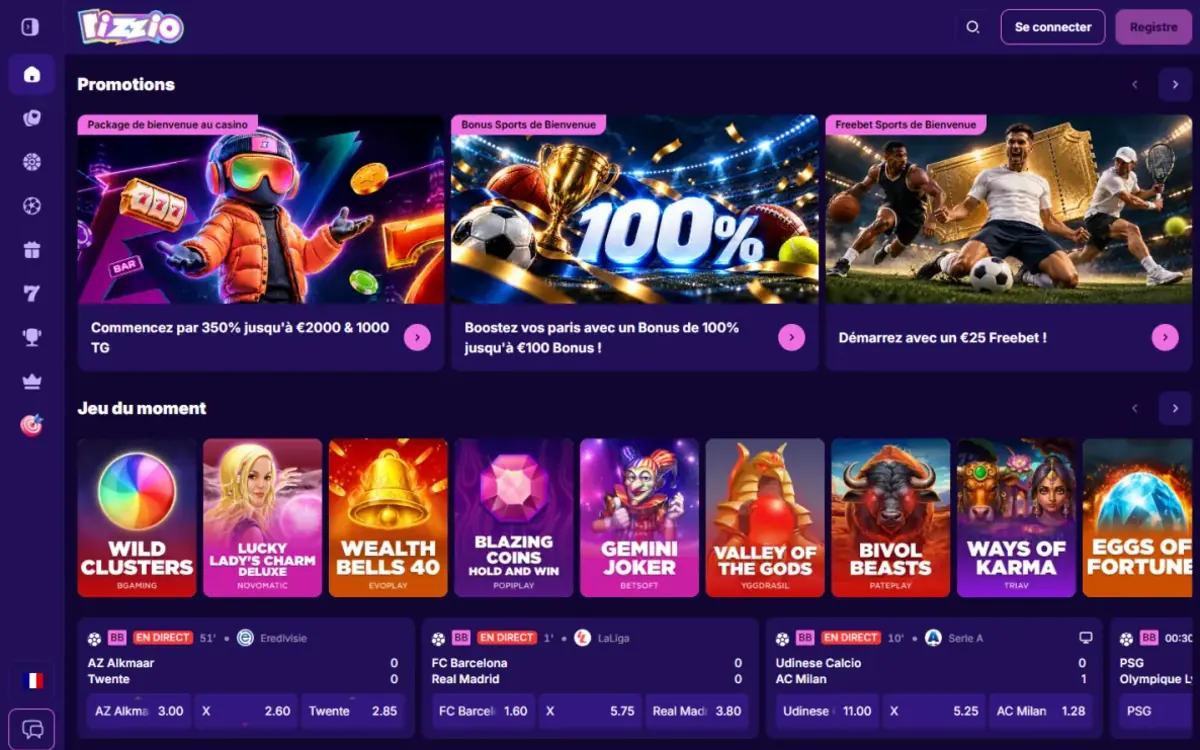 Rizzio Casino Rizzio Casino: page d’accueil du casino