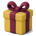 Boîte cadeau avec un ruban, bonus de bienvenue au casino en ligne